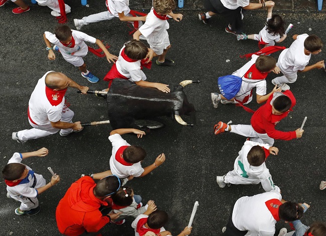 A bikafuttatás fesztivál emberibb arca, San Fermín
