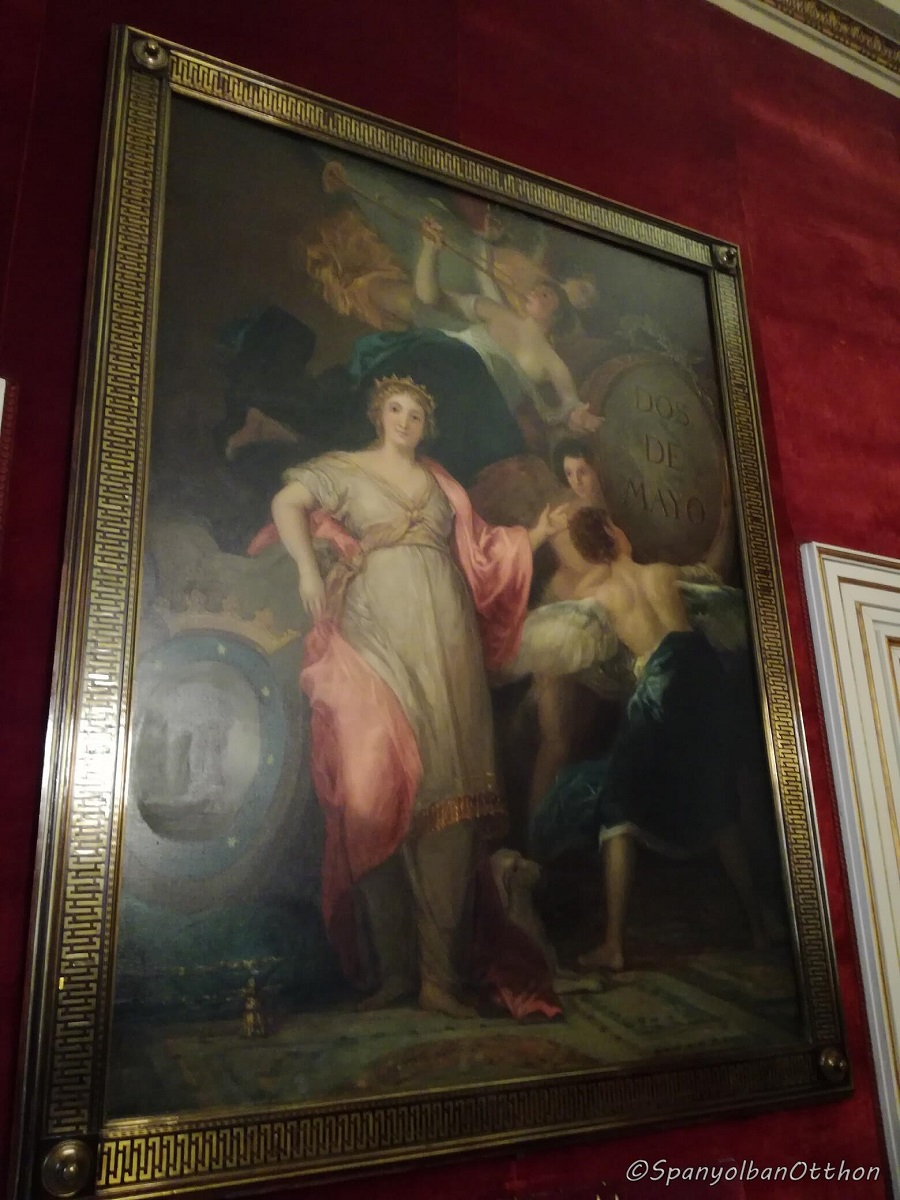 Goya Madrid városának allegóriája című festménye