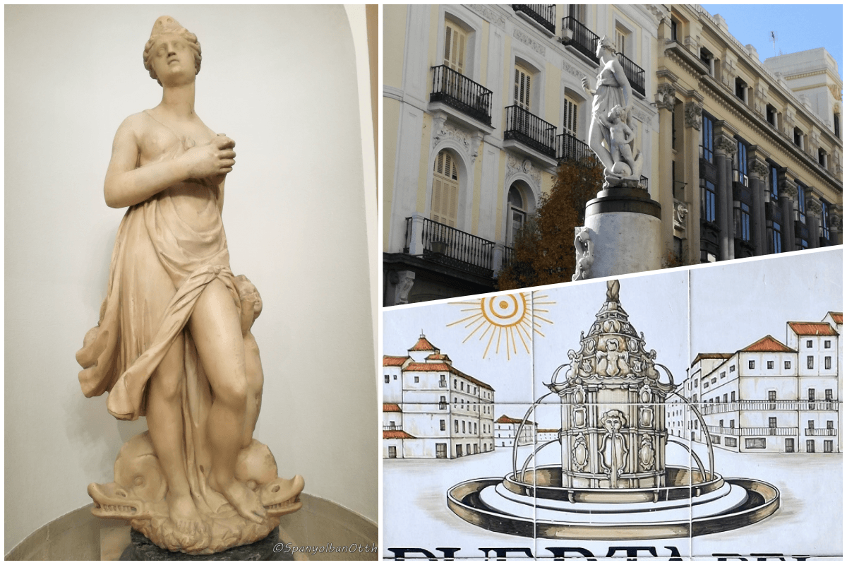 Mariblanca, Madrid ismeretlen szobra, ami régen egy kút tetejét díszítette