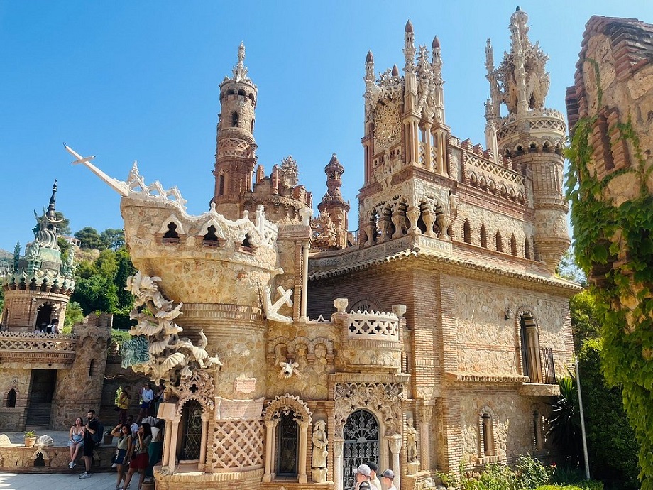 Benalmádena Colomares kastély kivülről