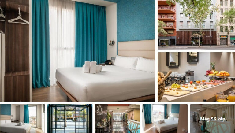 Barcelona jó hotel a CAmpou környékén, közelében: Arya Stadium Hotel