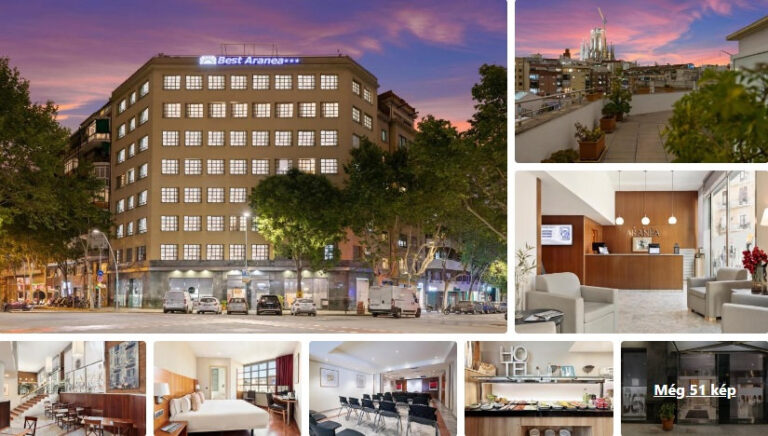 Hotel Best Aranea - Barcelona szállás - L'Eixample negyedben