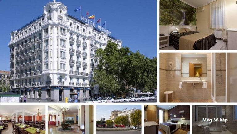 Hotel Mediodia, Madrid szállás Atocha állomás mellett